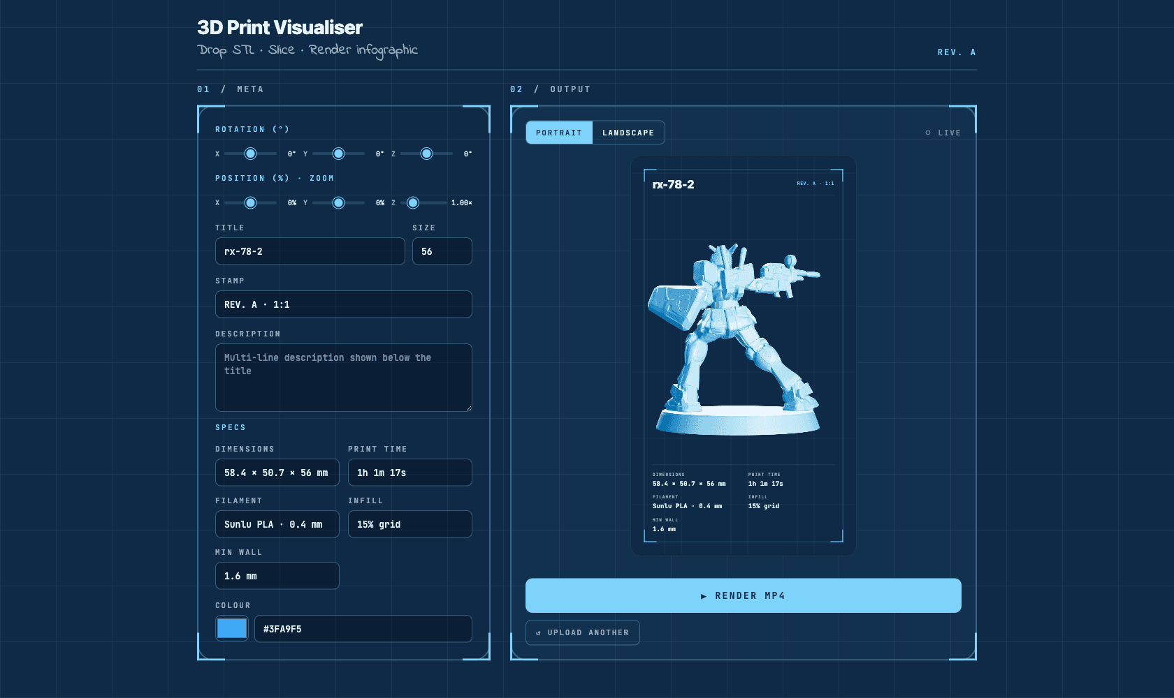 3D Print Visualiser screenshot 1