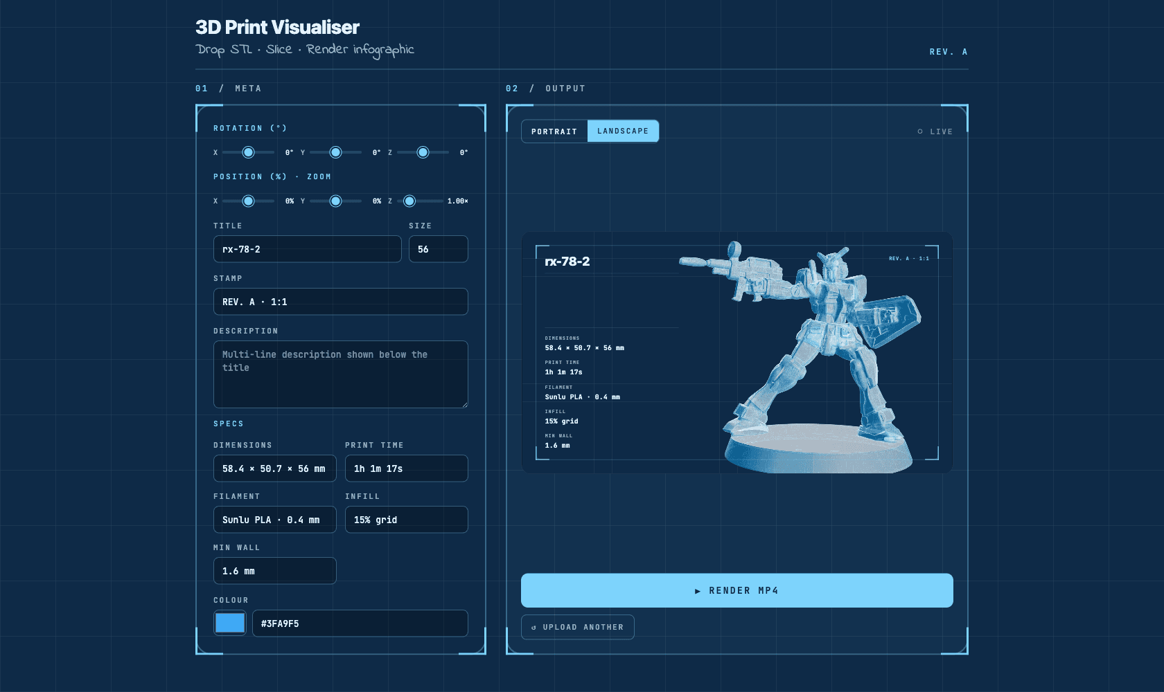 3D Print Visualiser screenshot 2